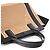Chloé Borsa tote in pelle traforata rosa tenue e nero - vista 9