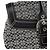 Coach Borsa Tote Soho Signature 7080 Grey Black - vista 9