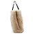 Gucci Borsa Tote Horsebit in pelliccia beige - vista 2