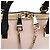 Chloé Borsa Baylee 2-Way in pelle di vitello rosa e nera - vista 6