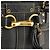 Coach Borsa Tote Hamptons 10528 in pelle martellata nera - vista 5