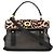 Yves Saint Laurent 283761 Borsa Muse Two in pelle di vitello leopardata