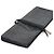 Yves Saint Laurent Grande pochette in raso nero con cristalli e strass - vista 5