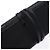 Yves Saint Laurent Grande pochette in raso nero con cristalli e strass - vista 7