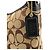 Coach 40896 Borsa a tracolla Signature Canvas Beige Brown - vista 6