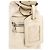 Chloé Borsa camera in pelle embossed beige - vista 6