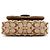 Coach Borsa a tracolla Soho in pelle beige e oro - vista 5