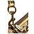 Coach Borsa a tracolla Soho in pelle beige e oro - vista 9