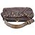 Miu Miu Borsa a spalla clutch in pelle craquelé marrone - vista 4