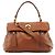 Yves Saint Laurent Borsa 2-Way Muse Two in pelle marrone chiaro