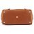 Yves Saint Laurent Borsa 2-Way Muse Two in pelle marrone chiaro - vista 5