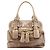Chloé Borsa Tote Bay in pelle beige - vista 3