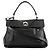 Yves Saint Laurent 289278 Borsa 2-Way Muse Two in pelle nera