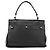 Yves Saint Laurent 289278 Borsa 2-Way Muse Two in pelle nera - vista 3