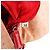 Prada Borsa a tracolla 1999 Red Canvas Canapa - vista 13