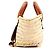 Chloé Borsa Cesto Marcie in Raphia Beige Brown - vista 2