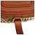 Chloé Borsa Cesto Marcie in Raphia Beige Brown - vista 6