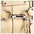 Coach Borsa Tote Hamptons in pelle martellata beige F13087 - vista 5