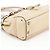 Coach Borsa Tote Hamptons in pelle martellata beige F13087 - vista 9