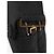Prada Borsa a spalla BN0245 in cotone nero con bottone a pressione - vista 7