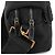 Prada Borsa a spalla BN0245 in cotone nero con bottone a pressione - vista 8