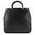 Bamboo Gucci 002 1060 Borsa Tote in pelle nera con bambù - vista 3