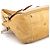 Chloé Borsa Tote Bay in pelle beige - vista 11