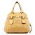 Chloé Borsa Tote Bay in pelle beige - vista 3