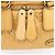 Chloé Borsa Tote Bay in pelle beige - vista 8