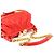 Marc Jacobs Picca borsa a tracolla Little Stam in pelle matelassé rossa - vista 11