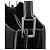 Prada Borsa a tracolla 1998 Black Tessuto Metallo - vista 5