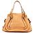 Chloé Borsa Paraty 2-Way in pelle tan - vista 3