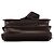 Yves Saint Laurent Borsa a tracolla con patta in pelle marrone - vista 5