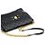 Marc Jacobs Borsa a tracolla in pelle matelassé nera con catena - vista 10