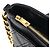 Marc Jacobs Borsa a tracolla in pelle matelassé nera con catena - vista 11