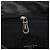 Chloé Borsa Tote in nylon nero con logo argento - vista 14