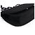 Prada B6436 Borsa a tracolla in nylon Tessuto Swing nera con catena - vista 9