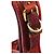 Chloé Fall 2005 Red Grained Leather Saddle Schultertasche - Ansicht 8
