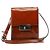 Miu Miu Borsa a tracolla in pelle marrone con patta