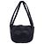 Gucci Borsa a tracolla in raso nero con coulisse - vista 3