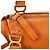 Chloé Borsa Marcie 2-Way in pelle arancione - vista 10