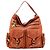 Marc by Marc Jacobs Borsa a tracolla multi-tasche in pelle marrone
