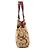 Coach 12466 Borsa Tote Hamptons in Python Beige Burgundy - vista 2