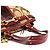 Coach 12466 Borsa Tote Hamptons in Python Beige Burgundy - vista 9