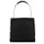 Prada Borsa Tote in nylon Tessuto nera con manici in metallo - vista 3