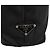 Prada Borsa Tote in nylon Tessuto nera con manici in metallo - vista 5