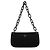 Prada Borsa a tracolla Swing Chain in Tessuto nero B6378 - vista 3