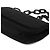 Prada Borsa a tracolla Swing Chain in Tessuto nero B6378 - vista 9