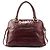 Marc Jacobs Borsa 2-Way con tasca in pelle bordeaux - vista 3