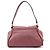 Céline Borsa a tracolla con patta in nylon e pelle rosa - vista 3